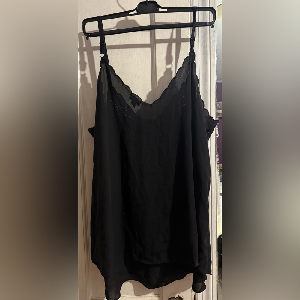 Torrid Black Lace Trim Cami